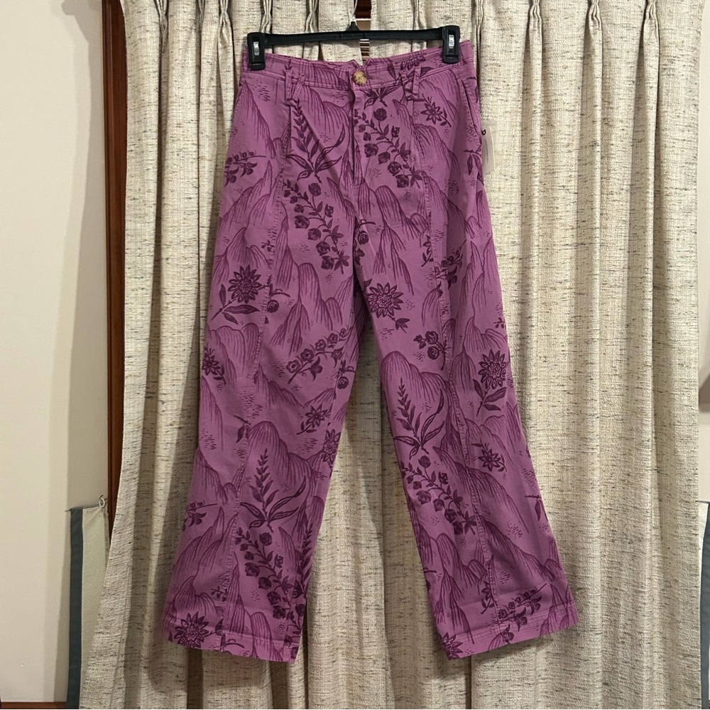 Anthropologie Pleated Column Pants - 8